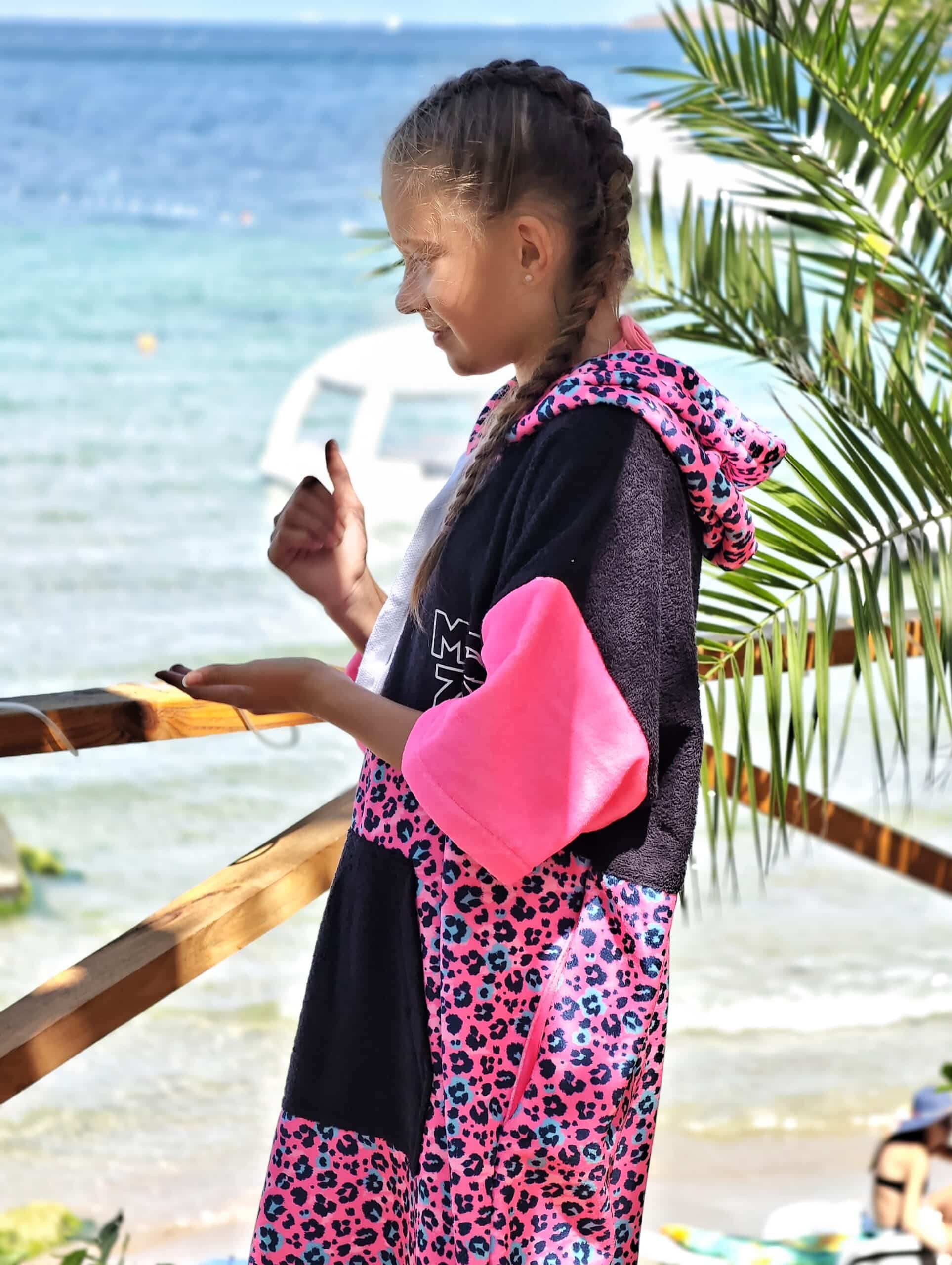 ПОНЧО MAZE LEO PINK